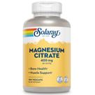 Suplemento Solaray de citrato de magnésio 400 mg 180 cápsulas vegetais