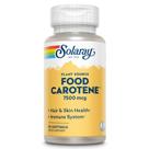 Suplemento Solaray Food: Caroteno, vitamina A, 25.000 UI, 50 ct