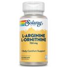 Suplemento SOLARAY L-Arginina e L-Ornitina 50 cápsulas vegetais