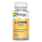 Suplemento SOLARAY L Lisina 1000 mg com Vitamina C 1000 mg e Zinco 25 mg