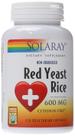 Suplemento Solaray Red Yeast Rice 600 mg 120 unidades