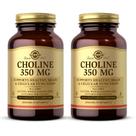 Suplemento Solgar Choline 350 mg 100 Vcápsulas x 2 - 200 porções Suplemento Solgar Choline 350 mg 100 Vcápsulas x 2 - 200 porções