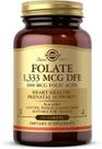 Suplemento Solgar Folate 1.333 mcg (800 mcg de ácido fólico) 250 comprimidos