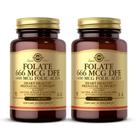 Suplemento SOLGAR Folato 666mcg DFE (400mcg de ácido fólico) x500