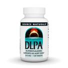 Suplemento Source Naturals DLPA DL-fenilalanina 375 mg 120 comprimidos