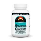 Suplemento Source Naturals Glicinato de Magnésio 200 mg 60 comprimidos