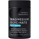 Suplemento Sports Research Glicinato de Magnésio 160 mg 90 cápsulas