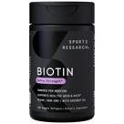 Suplemento Sports Research Vegan Biotina 5000mcg com óleo de coco Suplemento Sports Research Vegan Biotina 5000mcg com óleo de coco