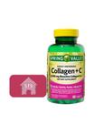 Suplemento Spring Valley Collagen + C 2.500 mg 90 comprimidos