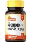 Suplemento Sundance Probiótico-14 Complex 3 Bilhões 60 Cápsulas