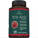 Suplemento Sunergetic Premium Uric Acid Support 120 cápsulas