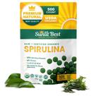 Suplemento Sunlit Best Green Organics Spirulina 500 comprimidos