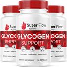 Suplemento Super Flow Glycogen Support - 3 Pacotes com 90 Cápsulas (3 Meses) Suplemento Super Flow Glycogen Support - 3 Pacotes com 90 Cápsulas (3 Meses)