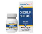Suplemento Superior Source Chromium 500mcg 100 comprimidos Suplemento Superior Source Chromium 500mcg 100 comprimidos