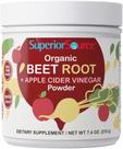 Suplemento Superior Source Organic Raiz de Beterraba e Vinagre de Maçã em Pó Reforçador de Óxido Nítrico