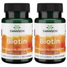 Suplemento Swanson Biotina 5.000 mcg 100 cápsulas (pacote com 2)