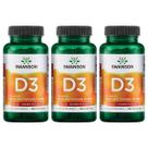 Suplemento Swanson de alta potência de vitamina D-3 2000IU 250 cápsulas