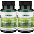 Suplemento Swanson Full Spectrum Maqui Berry 400 mg 60 cápsulas x2