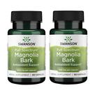 Suplemento Swanson Magnolia Bark 400 mg 60 cápsulas, pacote com 2