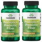 Suplemento Swanson Prebiotic + Probiotic Fiber 60 cápsulas