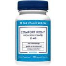 Suplemento The Vitamin Shoppe Comfort Iron 25 mg 90 cápsulas