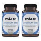 Suplemento Twinlab Potassium Caps 99mg - 180 cápsulas x2