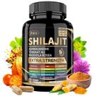 Suplemento Uheco Shilajit com musgo marinho, Ashwagandha, Tongkat Ali