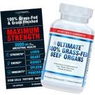 Suplemento Ultimate Grass Fed Beef Organs 180 cápsulas