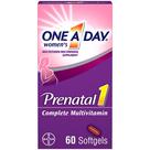Suplemento: um por dia, pré-natal feminino, 1 multivitamínico (60 comprimidos)