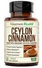 Suplemento Vimerson Health Organic Ceylon Canela 60 Cápsulas