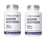 Suplemento VitaCosmoX Diosmina Hesperidina 1200 mg 180 cápsulas Suplemento VitaCosmoX Diosmina Hesperidina 1200 mg 180 cápsulas