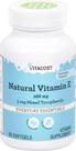 Suplemento Vitacost Natural Vitamin E 268mg 90 Cápsulas Gelatinosas