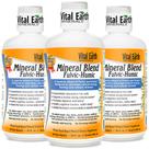 Suplemento Vital Earth Minerals Fulvic Humic, pacote com 3 unidades de 960 ml