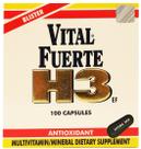 Suplemento Vital Fuerte H3 Multivitamínico 100 Cápsulas Suplemento Vital Fuerte H3 Multivitamínico 100 Cápsulas