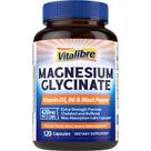 Suplemento Vitalibre Glicinato de Magnésio 420mg com Vitamina D3 e B6