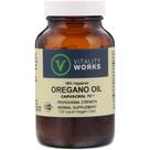 Suplemento Vitality Works Óleo de orégano vegano 120 cápsulas