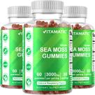 Suplemento Vitamatic Irish Sea Moss Gummies 3000 mg 60 veganas