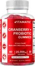Suplemento Vitamatic Vegan Cranberry Gummies 60 unidades