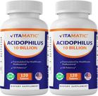 Suplemento Vitamático Acidophilus Probiótico 10B CFU 240 comprimidos