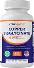Suplemento Vitamático de Bisglicinato de Cobre 6mg com Vitamina D3
