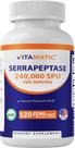 Suplemento Vitamático Serrapeptase 240.000 SPU 120 cápsulas