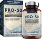 Suplemento Vitamin Bounty Pro-50 Probióticos 60 cápsulas