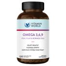 Suplemento Vitamin World Triple Omega 3-6-9 3000 mg 120 cápsulas gelatinosas