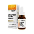 Suplemento vitamina d3 + k2 20ml limao rapida absorção dux Suplemento vitamina d3 + k2 20ml limao rapida absorção dux