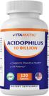 Suplemento vitamínico Acidophilus, probiótico, 10 bilhões de CFU
