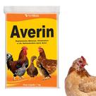 Suplemento Vitaminico E Mineral Averin 1Kg Coccidiose P/ Pássaros Aves Galinhas Frangos Patos Sábias