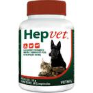 Suplemento Vitamínico Vetnil Hepvet para Cães e Gatos - Embalagem com 30 Comprimidos