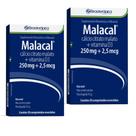 Suplemento Vitaminico Vitamina D3 e Cálcio kit 2 unidades com 30 comprimidos cada Malacal