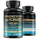 Suplemento VITBOOST Glicinato de Magnésio 500mg 120 cápsulas