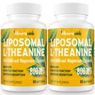 Suplemento Vivaravida L-Teanina 800 mg com GABA e Magnésio 120 Cápsulas Gelatinosas